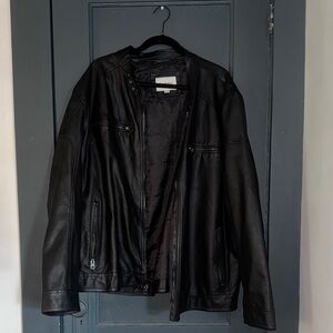 Goodfellow & Co Men's Black Faux Leather Jacket